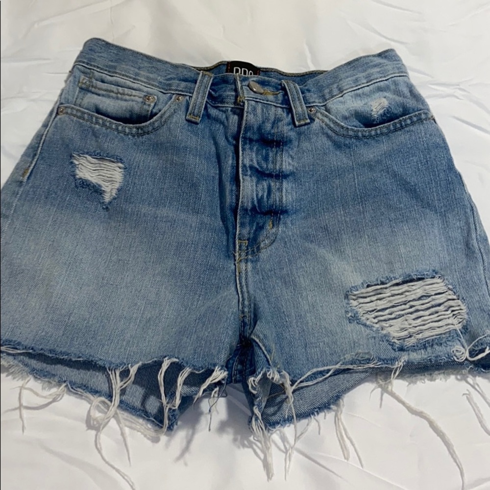BDG High Waisted Denim Shorts